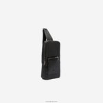 Lacoste תיק עור צמוד של chantaco DZ4D0D2014 שחור 000 גברים - Image 3