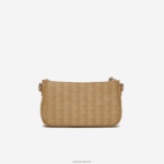 Lacoste תיק צולב בהדפס מונוגרמה DZ4D0D2801 viennois בז 'l01 נשים - Image 2