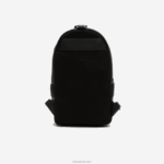Lacoste תיק קומפקטי מעור עגל מפוצל DZ4D0D2002 שחור 000 גברים - Image 2