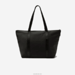 Lacoste תיק קניות בד של izzie עם ידיות פסים גדולות DZ4D0D2822 noir vert fluo k03 נשים - Image 2