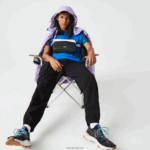 Lacoste תיק קרוסאובר בלוק צבעוני DZ4D0D2110 נוצות נואר לפוני cyna l19 גברים