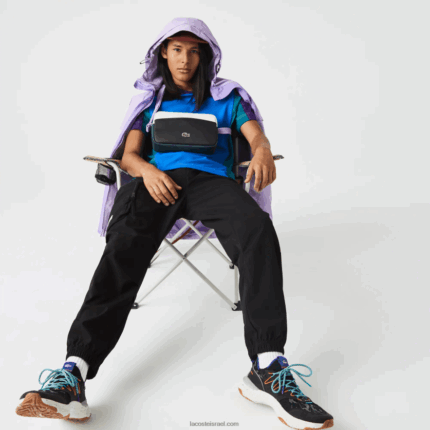 Lacoste תיק קרוסאובר בלוק צבעוני DZ4D0D2110 נוצות נואר לפוני cyna l19 גברים