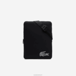 Lacoste תיק קרוסבודי סיבים ממוחזרים DZ4D0D1971 שחור 000 נשים - Image 2