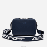 Lacoste תיק רצועת לוגו של chantaco DZ4D0D1955 bleu nuit blanc m05 גברים