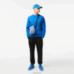 Lacoste תיק שליח אנכי בהדפסת לוגו neocroc DZ4D0D1974 מונו רויאום בלאן l63 גברים