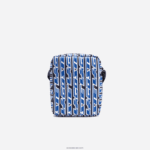 Lacoste תיק שליח אנכי בהדפסת לוגו neocroc DZ4D0D1974 מונו רויאום בלאן l63 גברים - Image 3