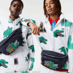 Lacoste תיק תג אפקט קומי DZ4D0D2028 marine 166 jardin l28 נשים