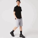 Lacoste תנועה אקטיבית נושמת פיקה פולו כותנה DZ4D0D173 שחור 031 גברים - Image 2