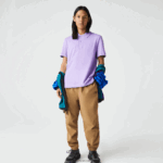 Lacoste תנועה אקטיבית נושמת פיקה פולו כותנה DZ4D0D602 gfu סגול גברים - Image 2