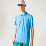 Lacoste תנועה אקטיבית נושמת פיקה פולו כותנה DZ4D0D898 כחול 4xa גברים - Image 2
