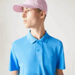 Lacoste תנועה אקטיבית נושמת פיקה פולו כותנה DZ4D0D898 כחול 4xa גברים