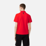 Lacoste תנועה אקטיבית נושמת פיקה פולו כותנה DZ4D0D172 אדום s5h גברים - Image 3