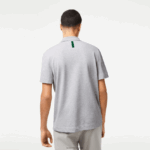 Lacoste תנועה אקטיבית נושמת פיקה פולו כותנה DZ4D0D175 chine אפור cca גברים - Image 3