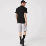 Lacoste תנועה אקטיבית נושמת פיקה פולו כותנה DZ4D0D173 שחור 031 גברים - Image 4