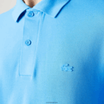 Lacoste תנועה אקטיבית נושמת פיקה פולו כותנה DZ4D0D898 כחול 4xa גברים - Image 5