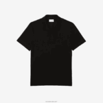 Lacoste תנועה אקטיבית נושמת פיקה פולו כותנה DZ4D0D173 שחור 031 גברים - Image 6