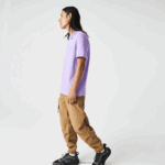 Lacoste תנועה אקטיבית נושמת פיקה פולו כותנה DZ4D0D602 gfu סגול גברים - Image 7