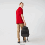 Lacoste תרמיל קנבס מונוגרמה תערובת DZ4D0D2058 מונוגרמה נואר גרי H45 גברים