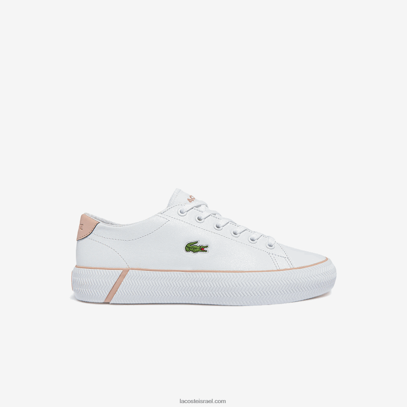lacoste_gripshot_bl_d7a2d795d7a8_d795d7a0d7a2d79cd799_d7a1d7a4d795d7a8d798_d7a1d799d7a0d7aad798d799d795d7aa_dz4d0d2695_d79cd791d79f_.png Lacoste gripshot bl עור ונעלי ספורט סינתטיות DZ4D0D2695 לבן וורוד בהיר 1y9 נשים - Image 1