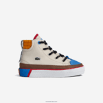 Lacoste gripshot חורף אמצע נעלי חוץ DZ4D0D2986 אוף לבן וצהוב ht3 תינוקות