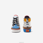 Lacoste gripshot חורף אמצע נעלי חוץ DZ4D0D2986 אוף לבן וצהוב ht3 תינוקות - Image 4