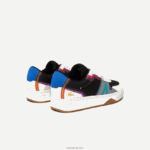 Lacoste l001 נעלי ספורט אקולוגיות סינתטיות וטקסטיל בצבע בלוק DZ4D0D1850 שחור 02h גברים - Image 3