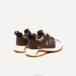 Lacoste l003 סניקרס קולור בלוק טקסטיל DZ4D0D1787 אוף לבן ואפור 2b7 גברים - Image 3