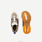 Lacoste l003 סניקרס קולור בלוק טקסטיל DZ4D0D1787 אוף לבן ואפור 2b7 גברים - Image 4