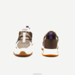 Lacoste l003 סניקרס קולור בלוק טקסטיל DZ4D0D1787 אוף לבן ואפור 2b7 גברים - Image 5