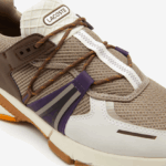 Lacoste l003 סניקרס קולור בלוק טקסטיל DZ4D0D1787 אוף לבן ואפור 2b7 גברים - Image 6