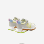 Lacoste l003 סניקרס קולור בלוק טקסטיל DZ4D0D2753 לבן/כחול 080 נשים - Image 3