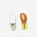 Lacoste l003 סניקרס קולור בלוק טקסטיל DZ4D0D2753 לבן/כחול 080 נשים - Image 4
