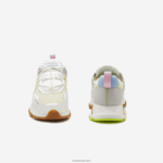 Lacoste l003 סניקרס קולור בלוק טקסטיל DZ4D0D2753 לבן/כחול 080 נשים - Image 5