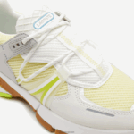 Lacoste l003 סניקרס קולור בלוק טקסטיל DZ4D0D2753 לבן/כחול 080 נשים - Image 6