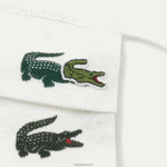 Lacoste l.12.12 מסכות פנים מכותנה חבילה 3 DZ4D0D2290 ירוק לבן 2bt גברים - Image 3