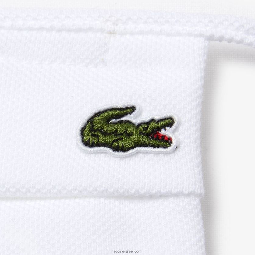 Lacoste l.12.12 מסכת הגנה לפנים כותנה פיקה DZ4D0D2322 לבן 001 גברים - Image 2