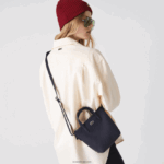 Lacoste l.12.12 קונספט petit pique מצופה בד מיני תיק רוכסן DZ4D0D2819 ליקוי חמה 141 נשים