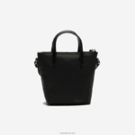 Lacoste l.12.12 קונספט petit pique מצופה בד מיני תיק רוכסן DZ4D0D2820 שחור 000 נשים - Image 4