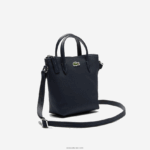 Lacoste l.12.12 קונספט petit pique מצופה בד מיני תיק רוכסן DZ4D0D2819 ליקוי חמה 141 נשים - Image 5