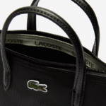 Lacoste l.12.12 קונספט petit pique מצופה בד מיני תיק רוכסן DZ4D0D2820 שחור 000 נשים - Image 6