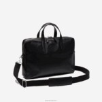 Lacoste l.12.12 תיק מחשב מעור רצועת כתף ניתנת להסרה DZ4D0D2030 שחור 000 גברים - Image 3