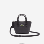 Lacoste l.12.12 תיק קניות רצועת כתף נתיק DZ4D0D2886 שחור 000 נשים - Image 3
