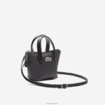 Lacoste l.12.12 תיק קניות רצועת כתף נתיק DZ4D0D2886 שחור 000 נשים - Image 5