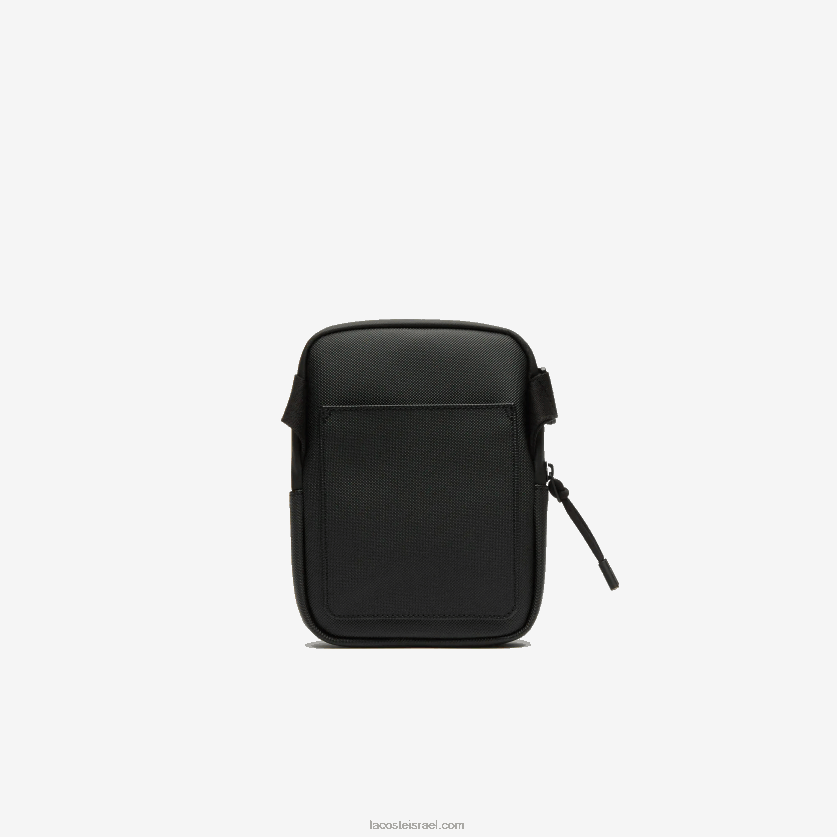 Lacoste l.12.12 תיק שטוח קטן עם רוכסן ממותג DZ4D0D2008 שחור 000 גברים - Image 3