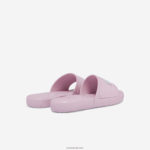 Lacoste l.30 שקופיות סינתטיות DZ4D0D3233 ורוד בהיר ולבן 208 ילדים - Image 3