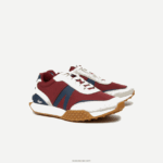 Lacoste l-spin נעלי חוץ מעור חורף וטקסטיל דלוקס DZ4D0D1781 מסטיק חיל הים gu1 גברים - Image 2