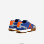Lacoste l-spin נעלי חוץ מעור חורף וטקסטיל דלוקס DZ4D0D1780 כחול כתום ba1 גברים - Image 3