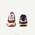 Lacoste l-spin נעלי חוץ מעור חורף וטקסטיל דלוקס DZ4D0D1781 מסטיק חיל הים gu1 גברים - Image 5
