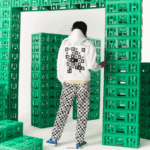 Lacoste live x minecraft קפוצ'ון צמר משוחרר DZ4D0D1165 לבן 001 גברים - Image 3
