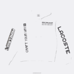 Lacoste live x minecraft קפוצ'ון צמר משוחרר DZ4D0D1165 לבן 001 גברים - Image 5
